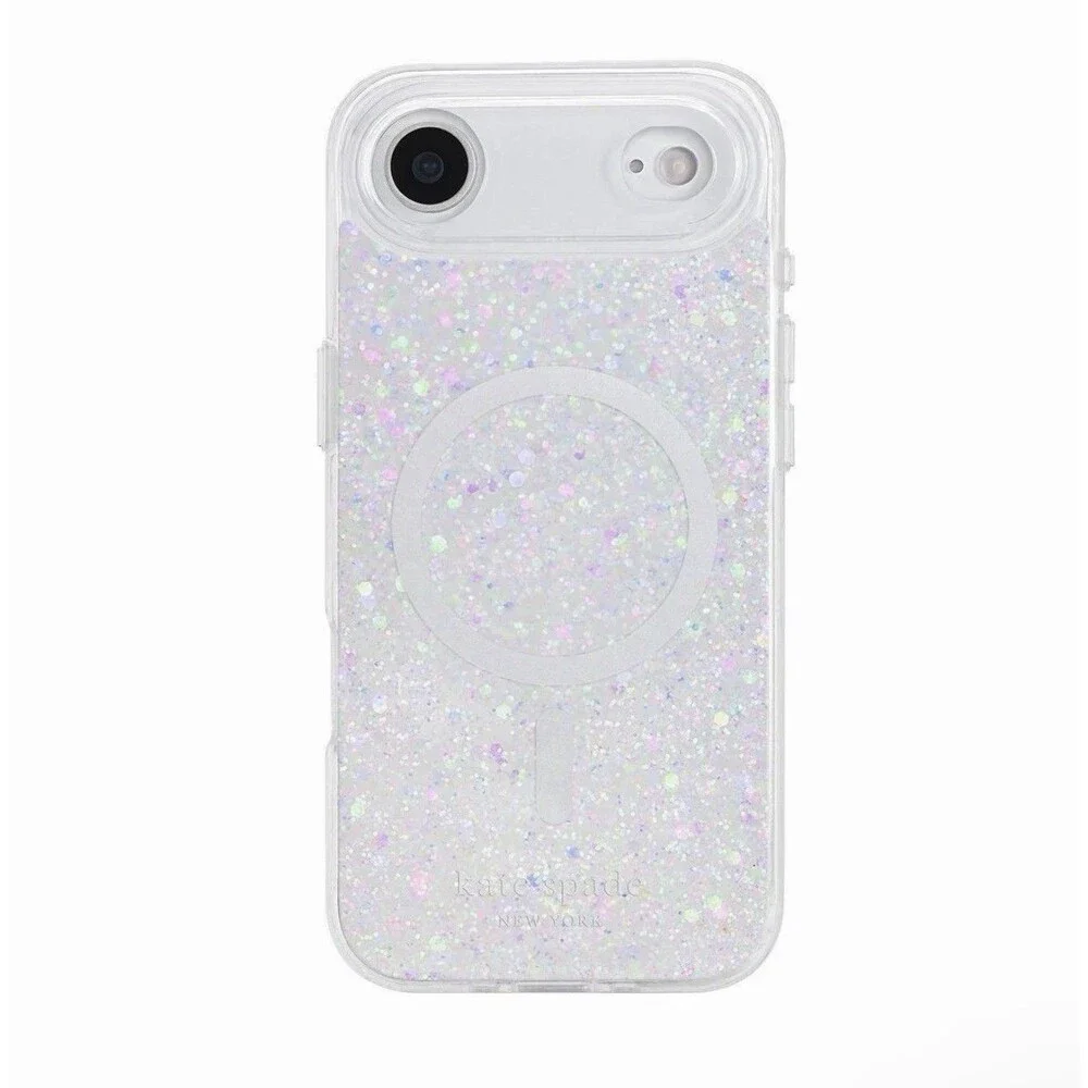 Kate Spade iPhone 17 Air MagSafe Case Chunky Glitter Iridescent Case Mate